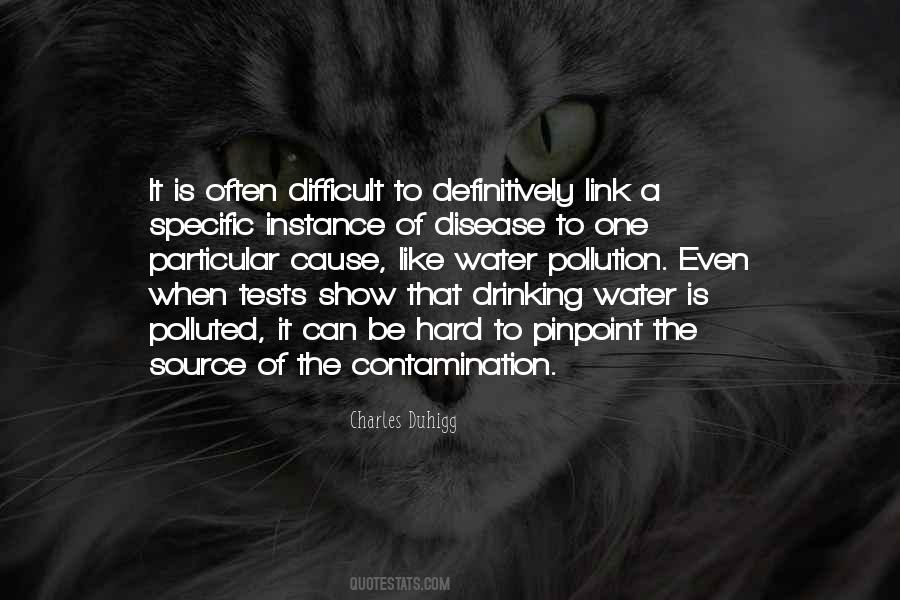 Quotes About Pollution Water #1554608
