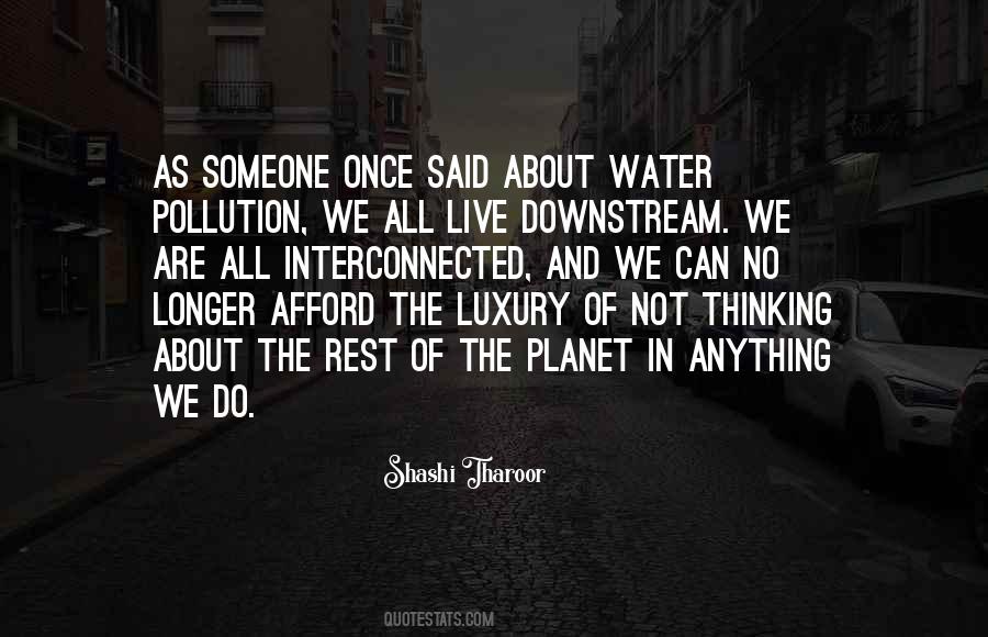 Quotes About Pollution Water #166316