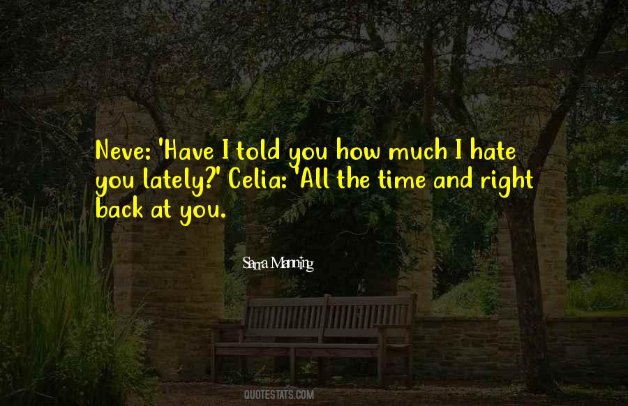 Quotes About I Hate You #1738644