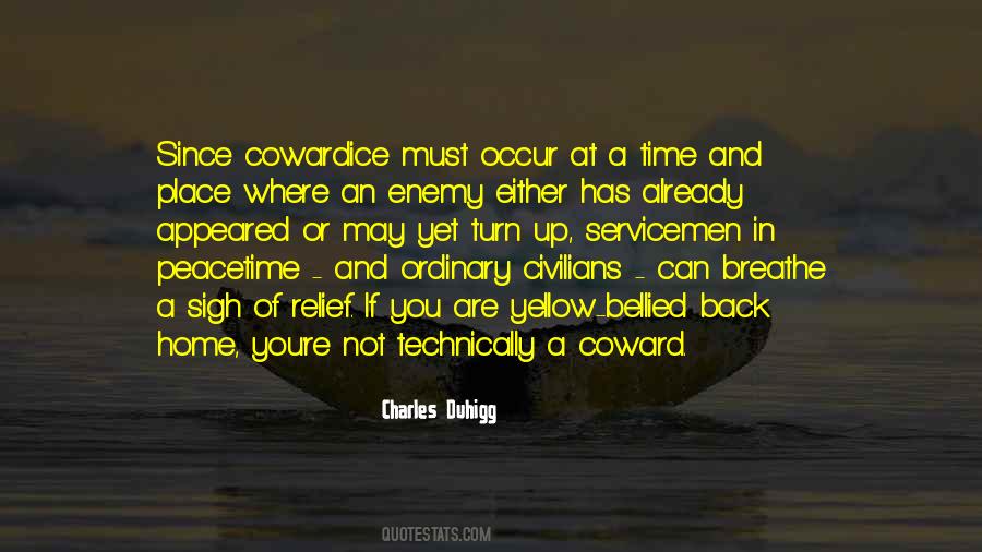 Quotes About Cowardice #1388472