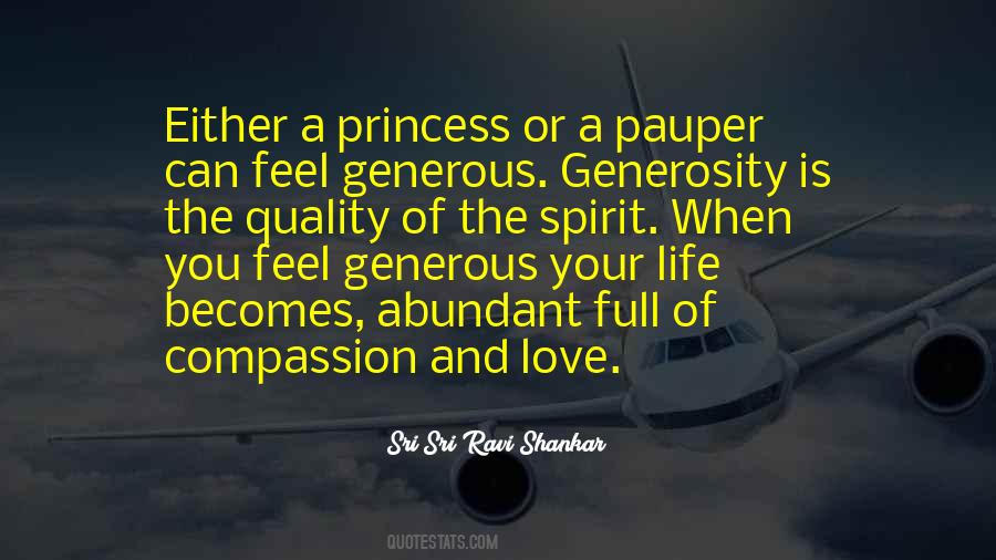 Quotes About Generosity And Love #1385409