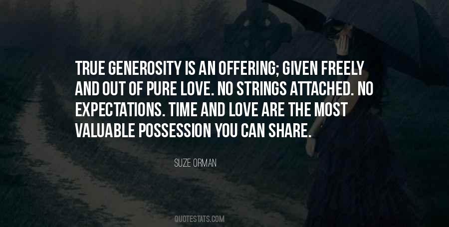Quotes About Generosity And Love #309816