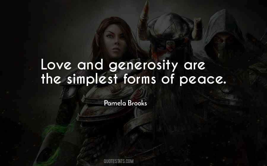 Quotes About Generosity And Love #541430
