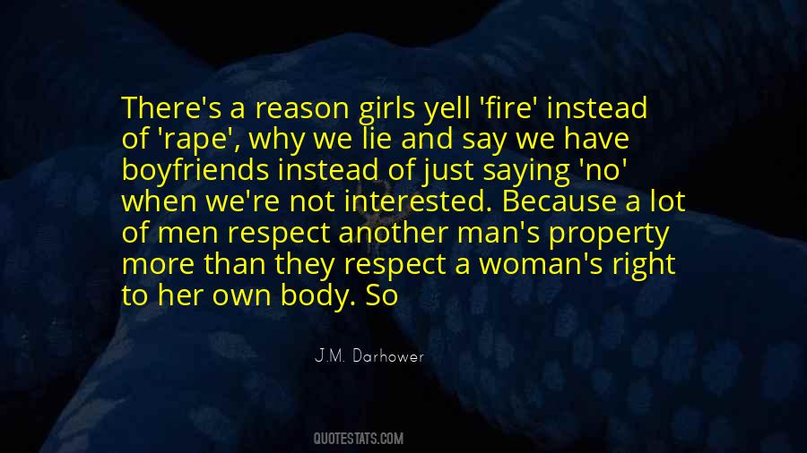 Respect A Woman Quotes #1157914