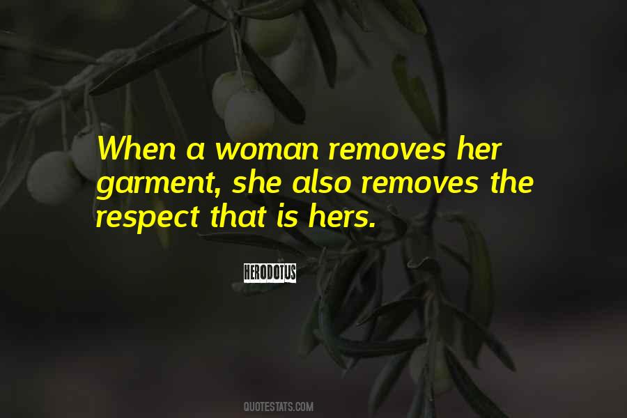 Respect A Woman Quotes #1264514