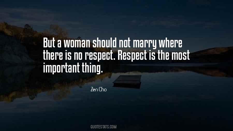 Respect A Woman Quotes #483527