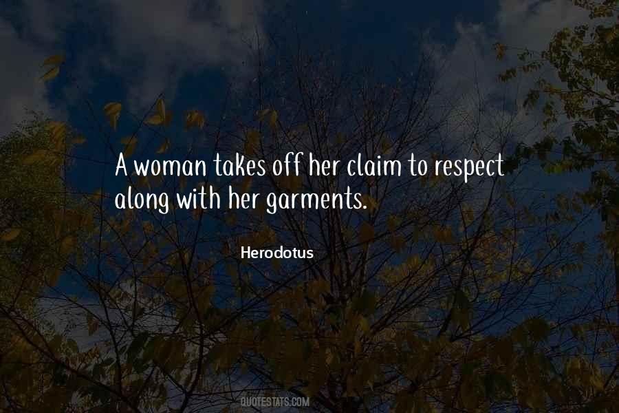 Respect A Woman Quotes #673983
