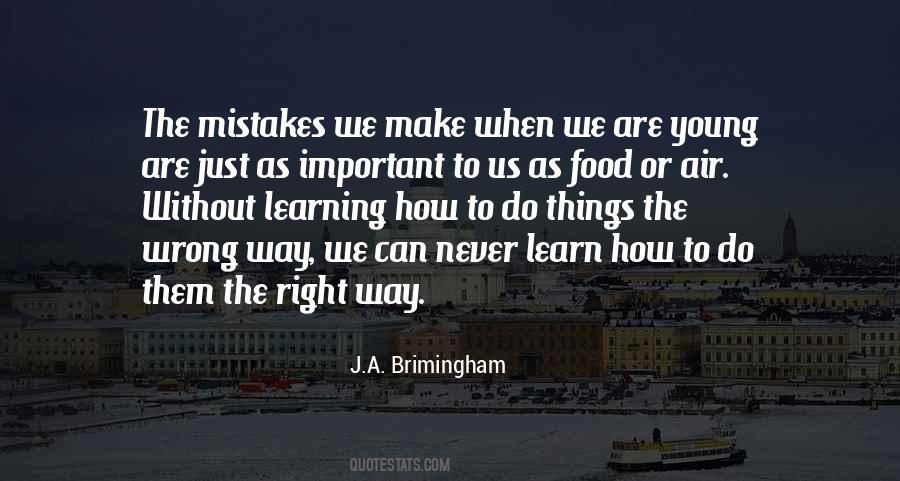 Mistakes We Make Quotes #1174882