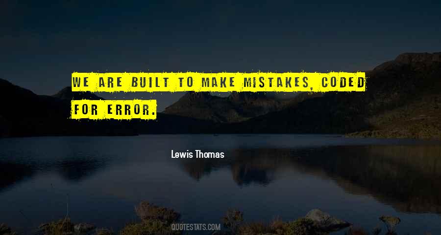 Mistakes We Make Quotes #213477