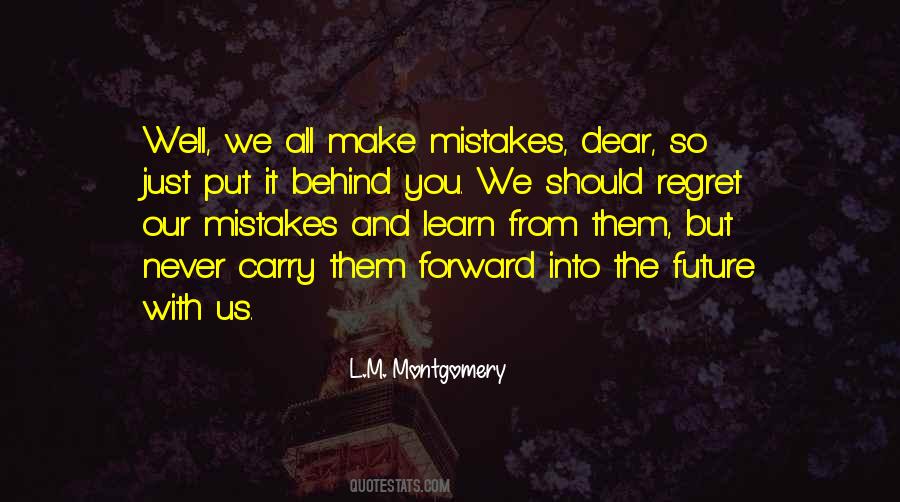 Mistakes We Make Quotes #44361