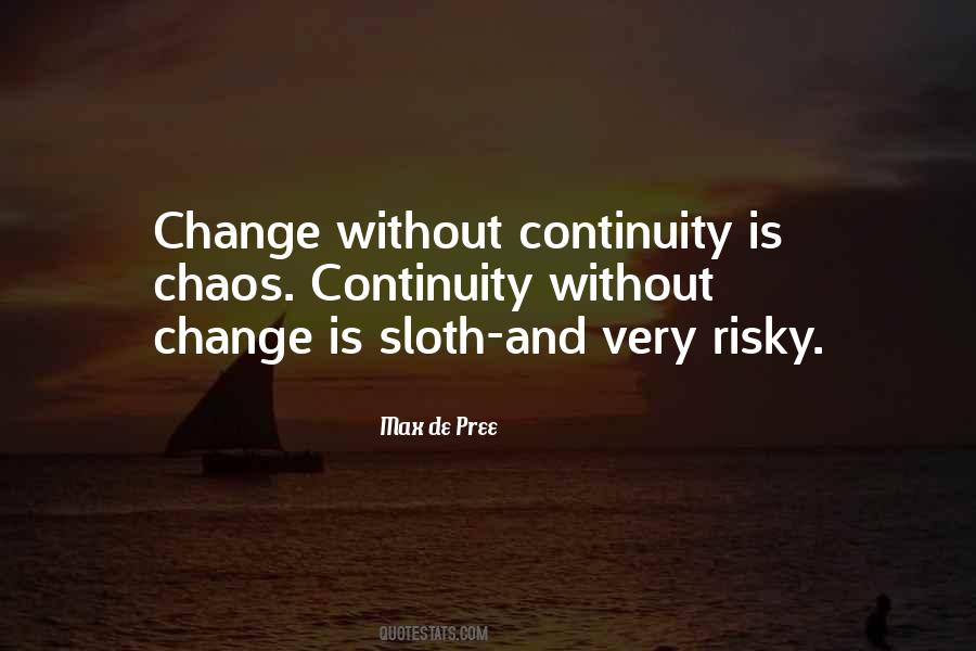Quotes About Chaos And Change #1639263