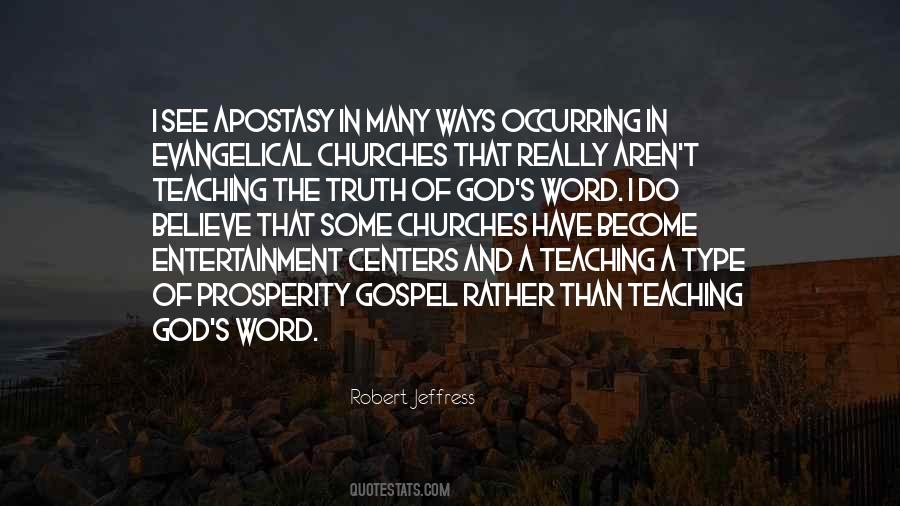 Quotes About Apostasy #1142795