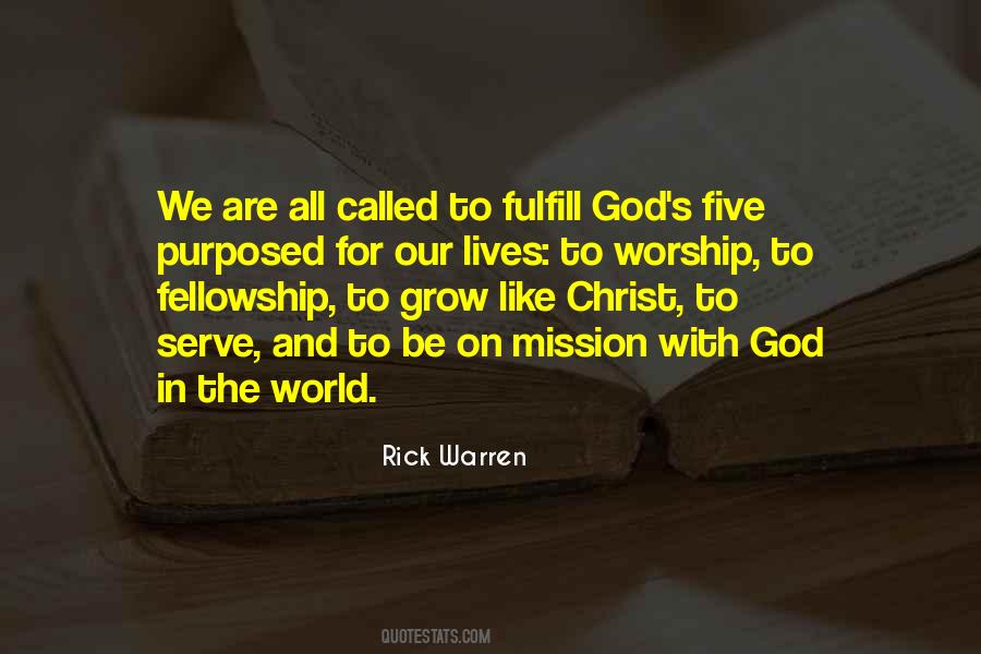 Quotes About Christian Fellowship #1111856