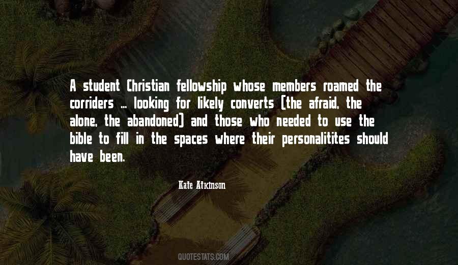 Quotes About Christian Fellowship #1288867