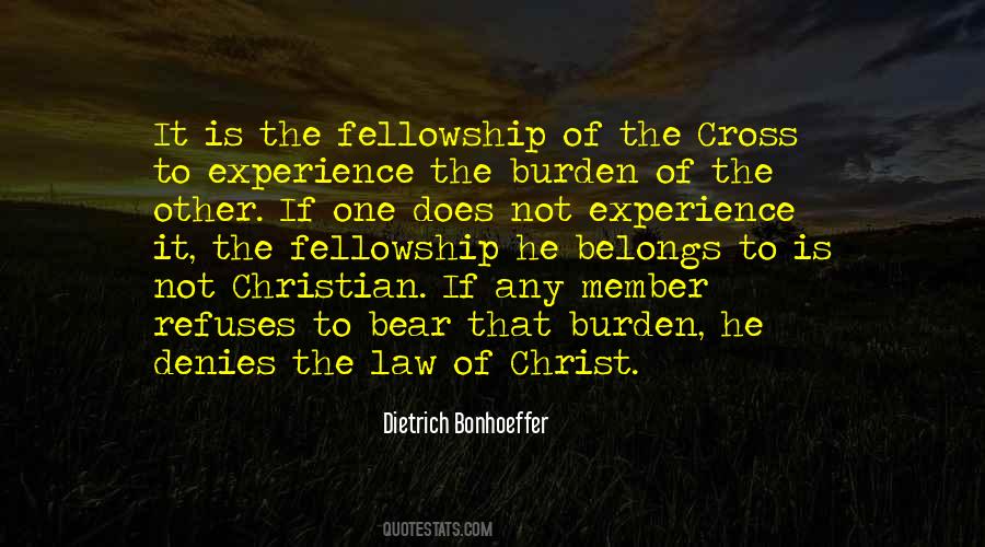 Quotes About Christian Fellowship #1689118