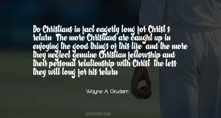 Quotes About Christian Fellowship #1859383