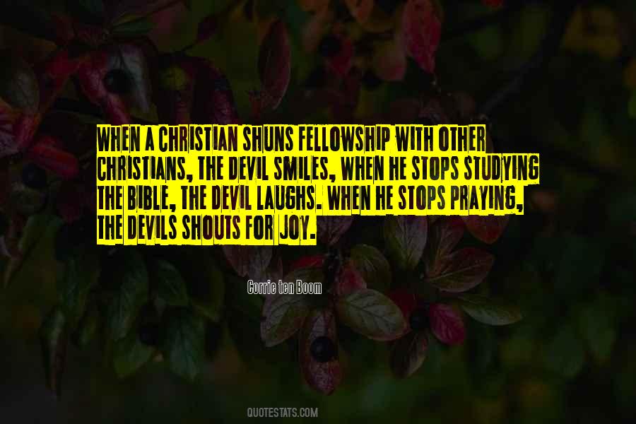 Quotes About Christian Fellowship #296970