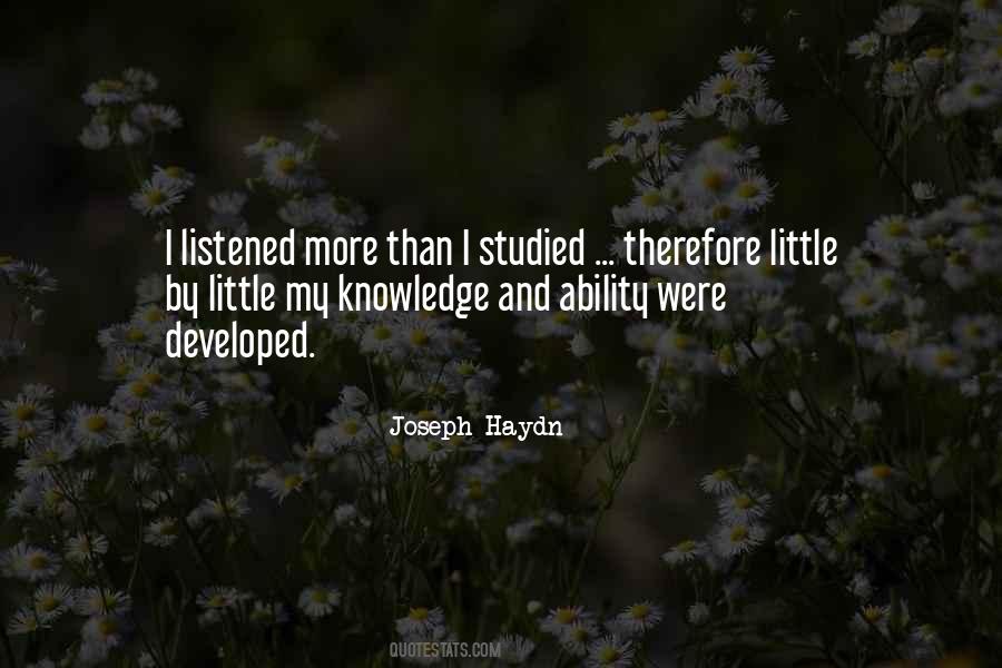 Quotes About Haydn #1541265