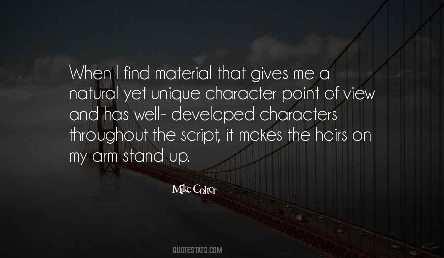 Quotes About Unique Character #465158