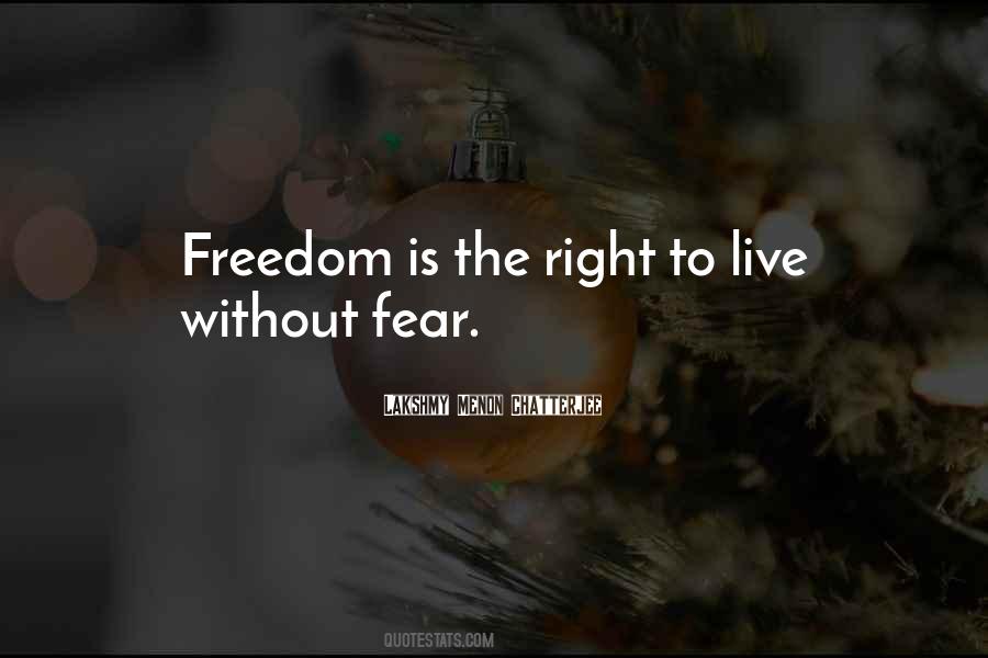 Quotes About Freedom To Live #400252