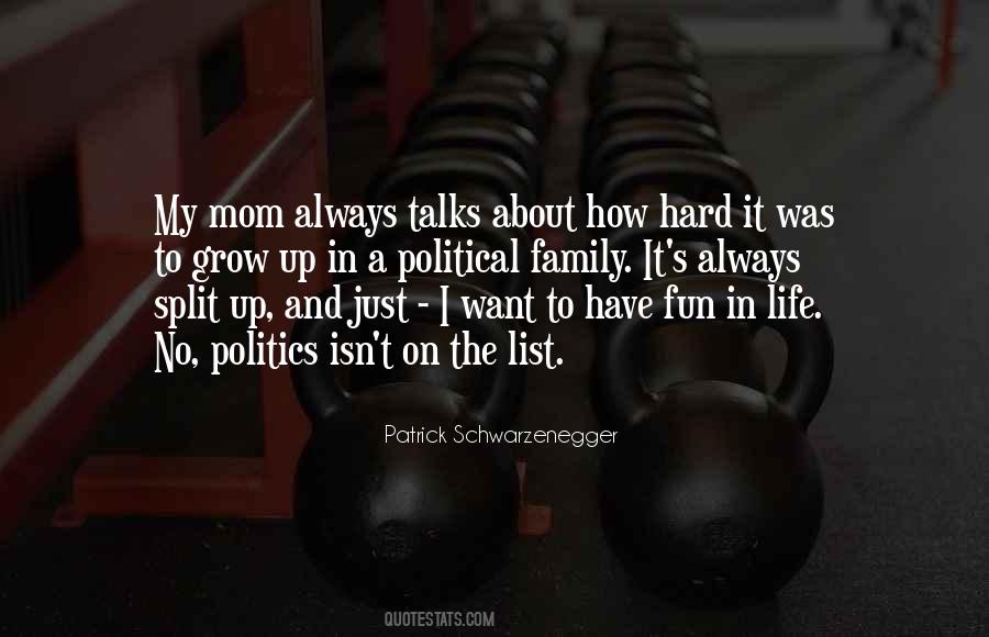 Quotes About Politics In Life #94954