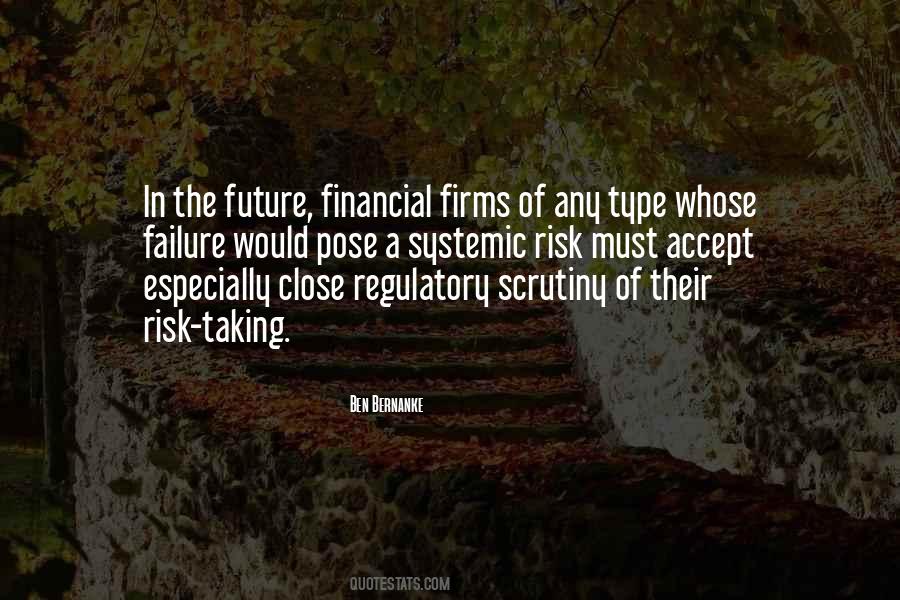Quotes About Financial Risk #1690067