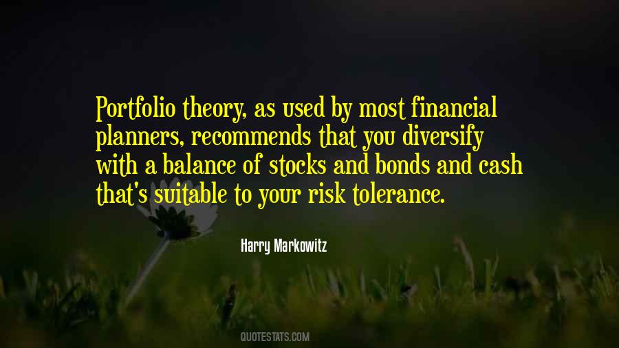 Quotes About Financial Risk #369586
