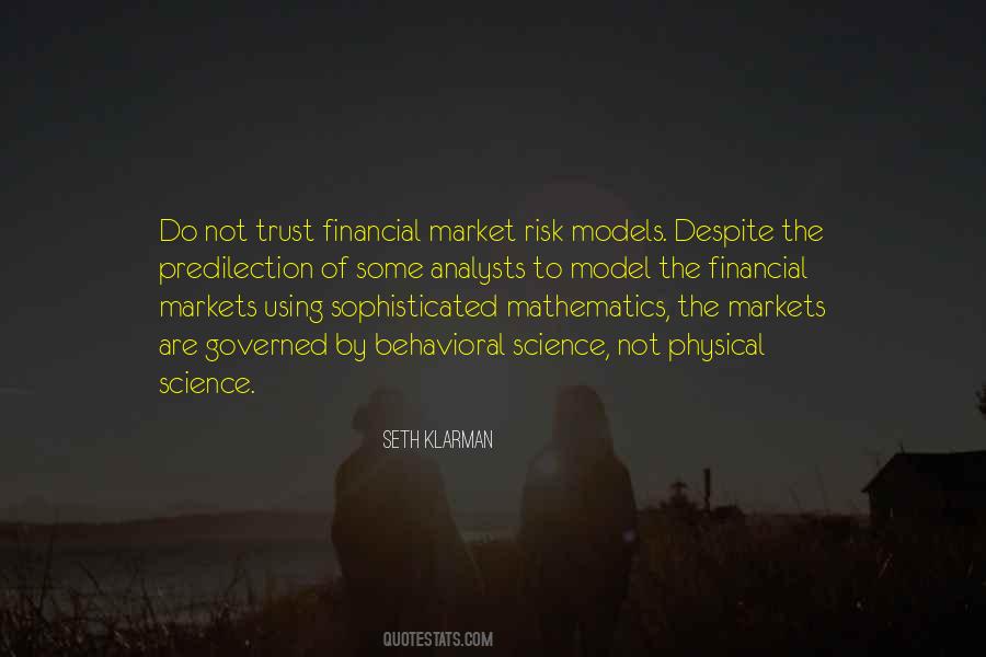 Quotes About Financial Risk #463500