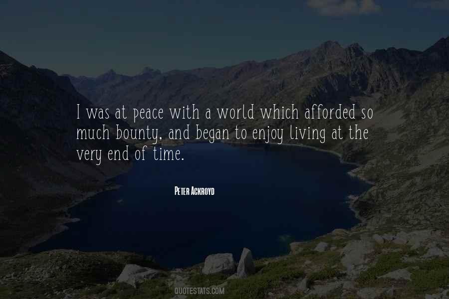 Enjoy Peace Quotes #454107