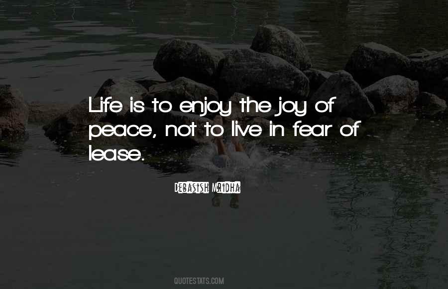 Enjoy Peace Quotes #532385