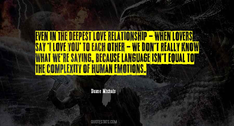 Quotes About Complexity Of Love #1481438