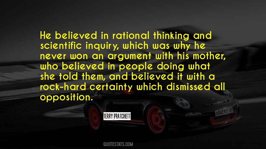 Quotes About Rational Thinking #760169