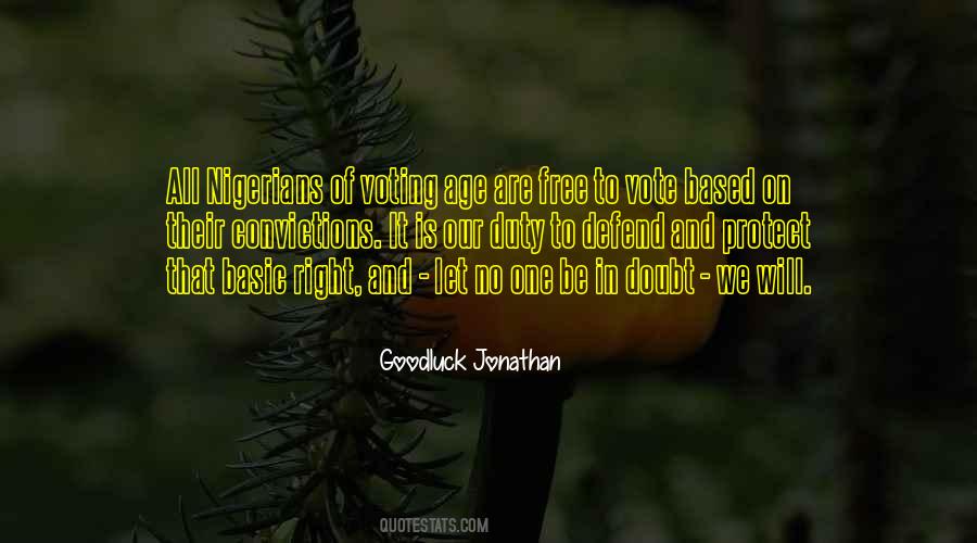 Quotes About Duty To Vote #250395