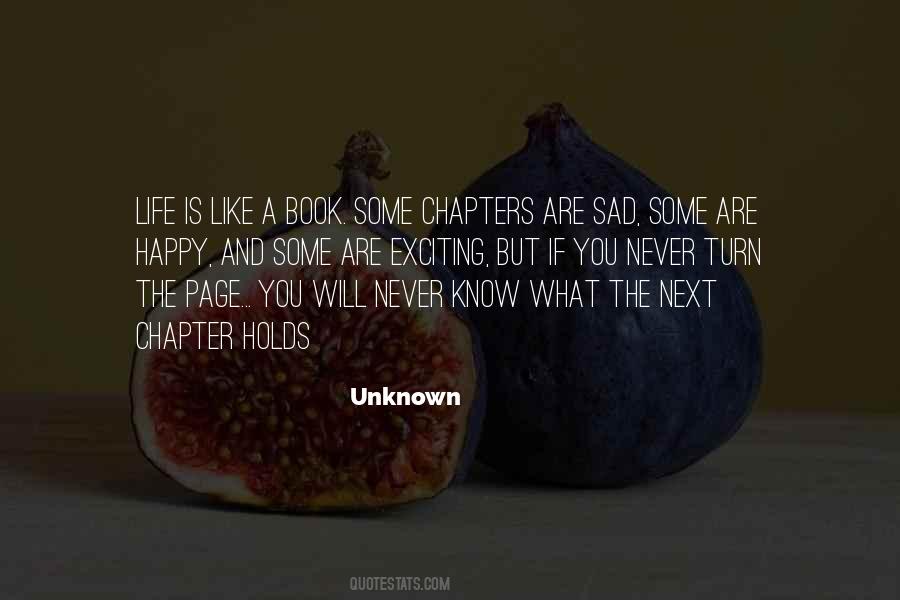 Quotes About Next Chapter In Life #1221422