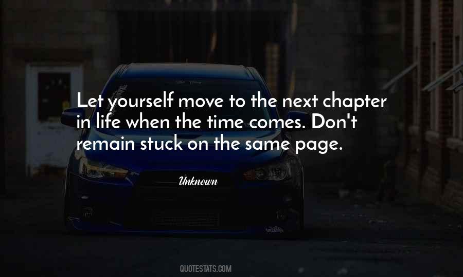 Quotes About Next Chapter In Life #591370