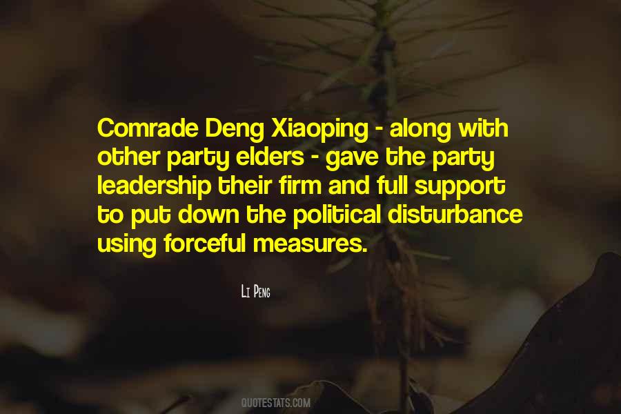 Quotes About Political Support #105540