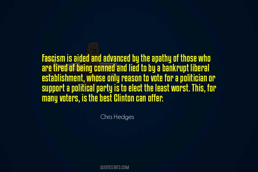 Quotes About Political Support #1267368