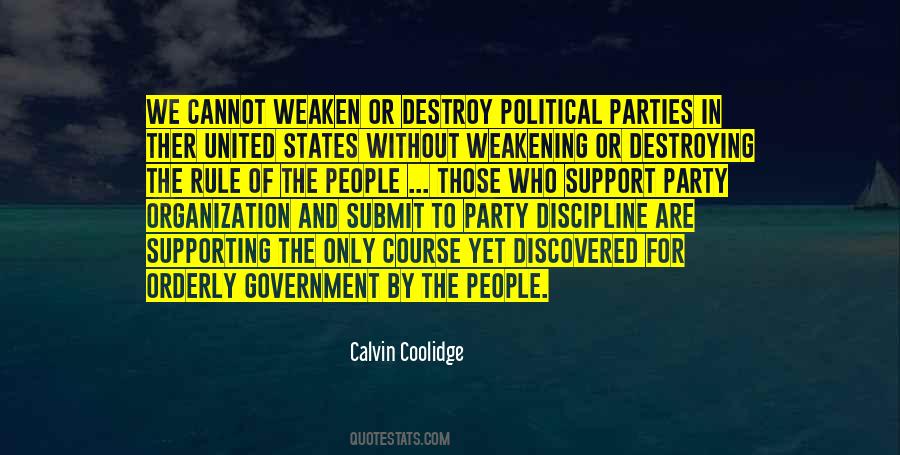 Quotes About Political Support #655454