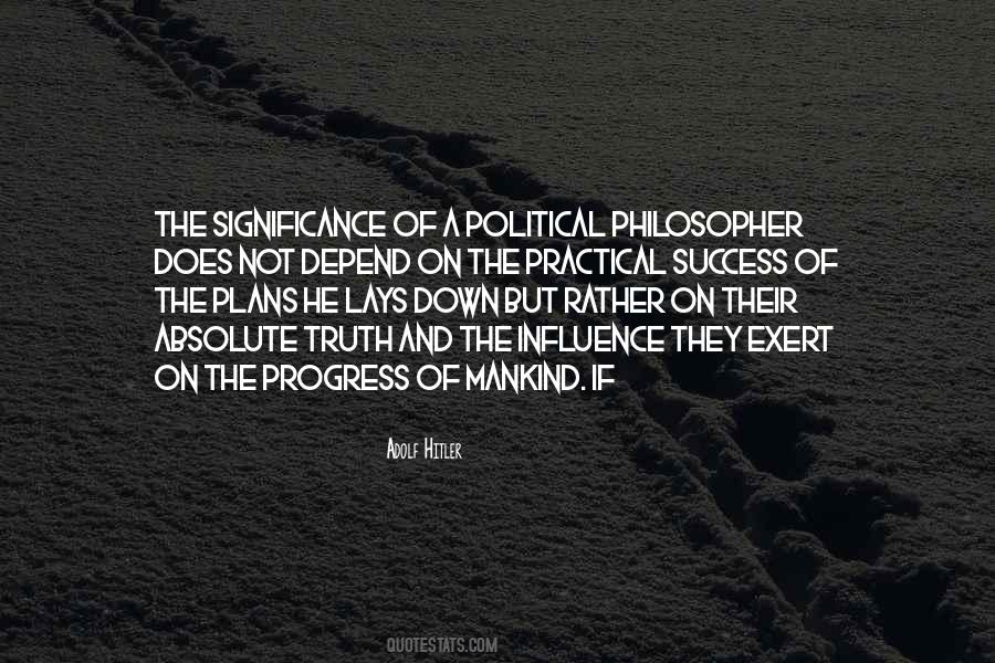 Quotes About Political Success #435946