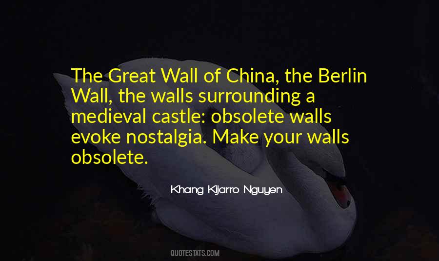 Quotes About Castle Walls #1176303