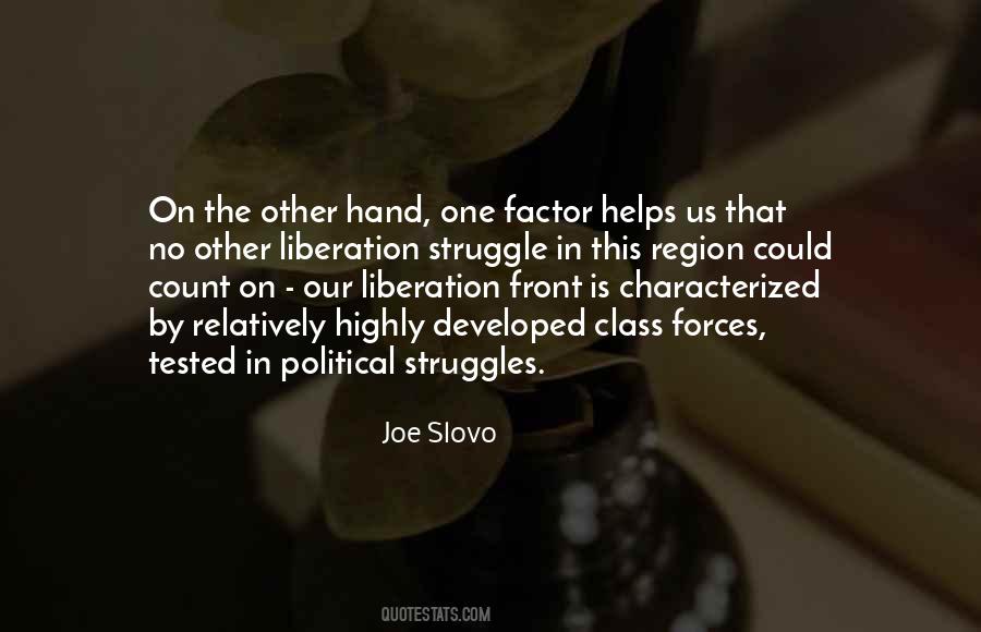Quotes About Political Struggle #1411326