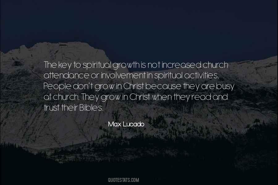 Quotes About Growth In Christ #1751218