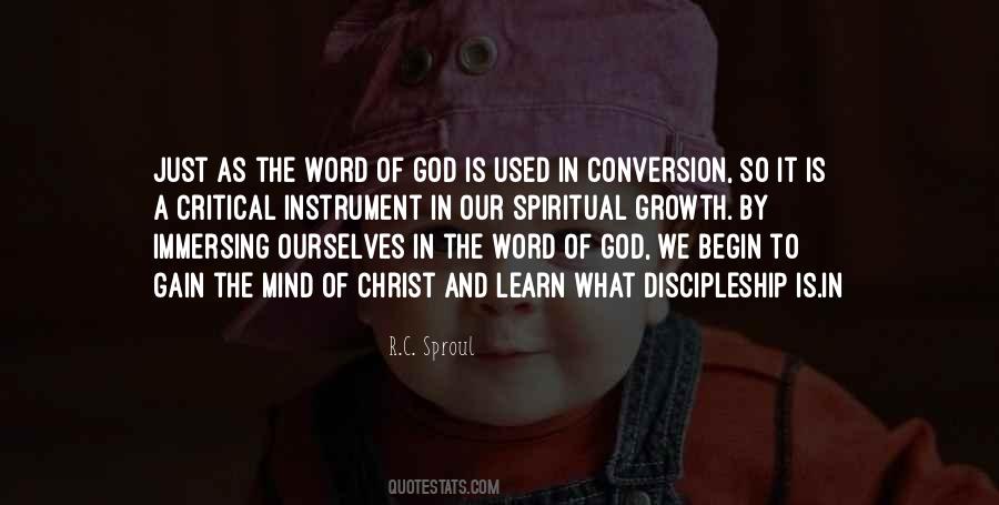 Quotes About Growth In Christ #87118