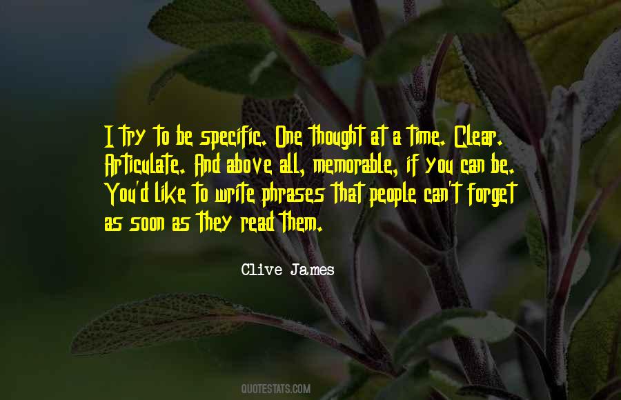 Be Specific Quotes #1465942