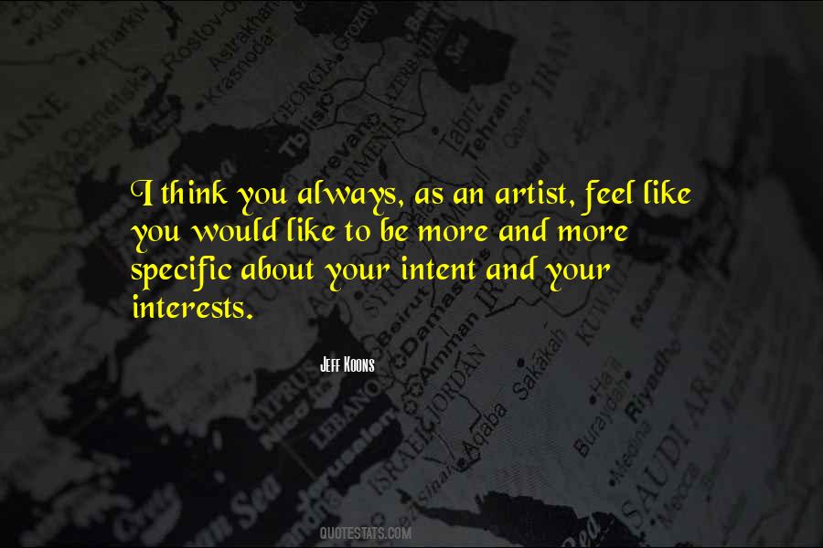 Be Specific Quotes #20276