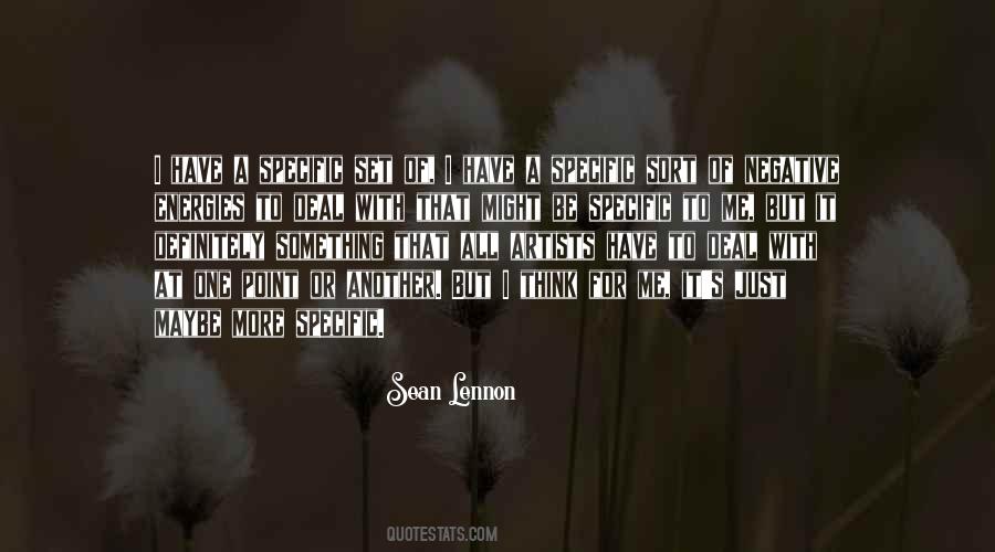 Be Specific Quotes #260403