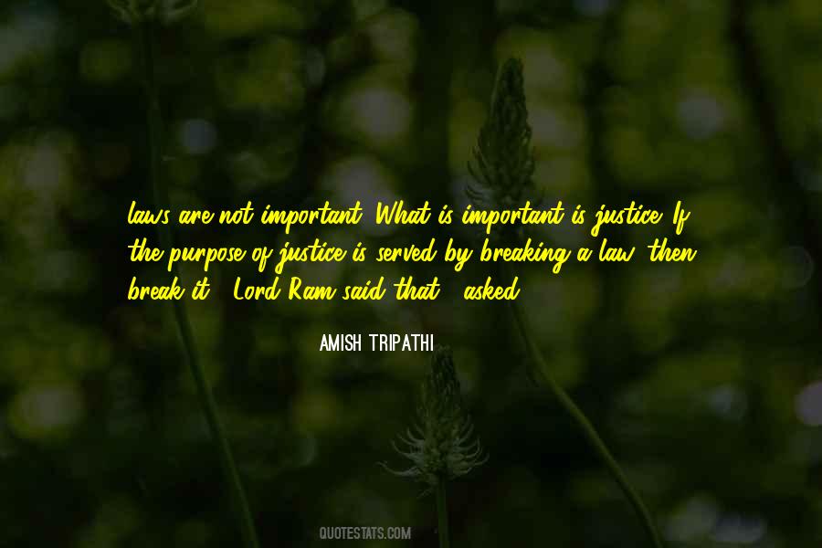 Quotes About The Purpose Of Law #1450430
