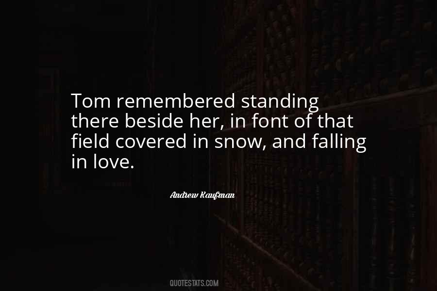 Falling Snow Quotes #387270