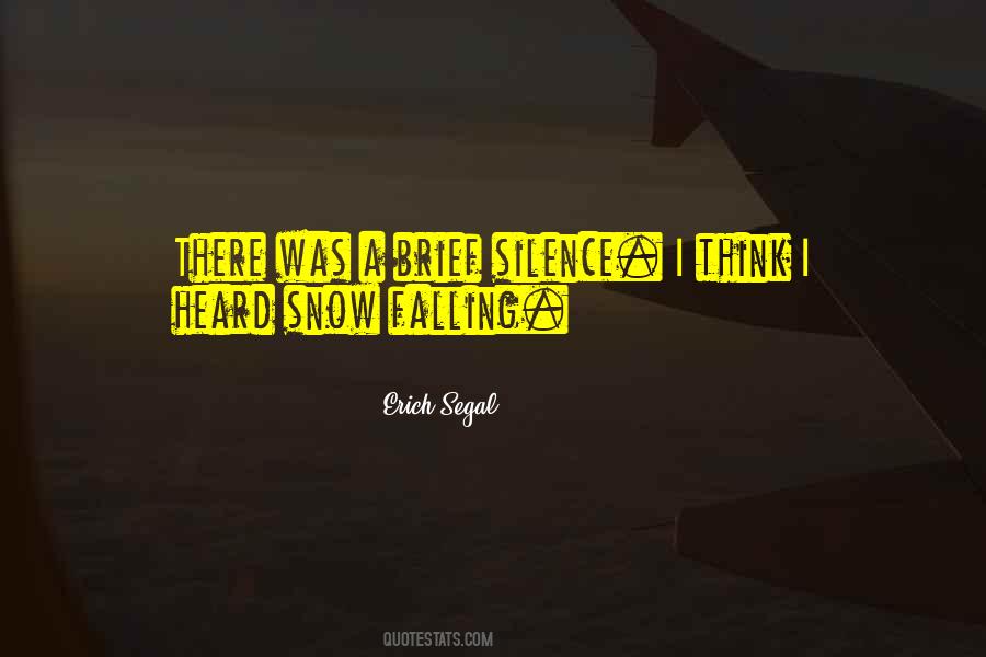 Falling Snow Quotes #462217