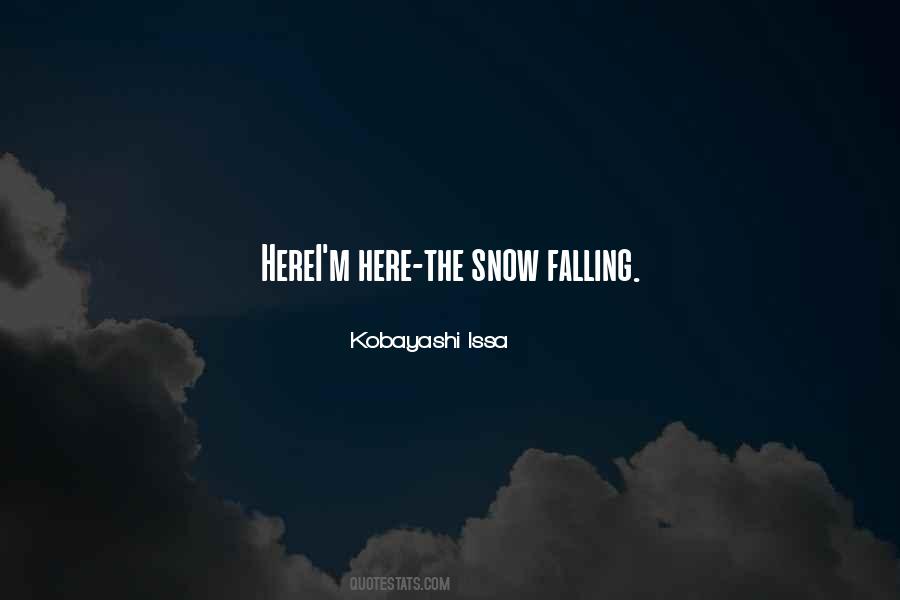 Falling Snow Quotes #480820